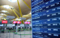 ep archivo   panel informativo de salidas de vuelos en la zona de facturacion de la terminal 4 del