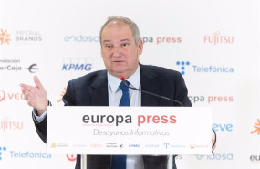 ep el ministro de industria y turismo jordi hereu interviene durante un desayuno informativo de