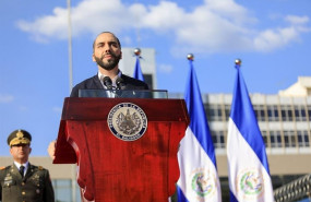 ep el presidente de el salvador nayib bukele se dirige a sus simpatizantes tras la sesion