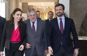 ep el presidente del pp pablo casado junto a leopoldo lopez gil