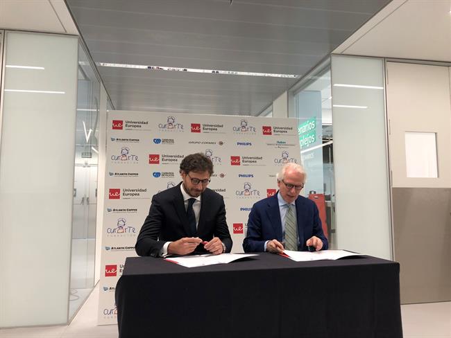Firma de la puesta en marcha del Máster de Humanización en Salud | UNIVERSIDAD EUROPEA/FUNDACIÓN CURARTE ep firmala puestamarchamasterhumanizacionsalud