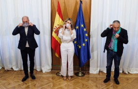 ep i d el secretario general del sindicato ccoo unai sordo la vicepresidenta segunda del gobierno y