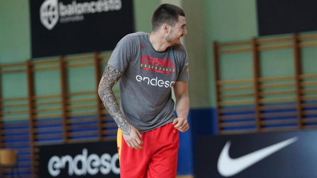 ep juamcho hernangomezrie duranteentrenamientola seleccion espanolabaloncesto