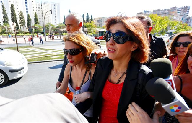 Juana Rivas, a su llegada a los juzgados de Granada | EUROPA PRESS ep juana rivas allegadalos juzgadosgranada