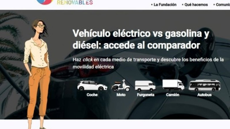 ep la fundacion renovables lanza un comparador para analizar las ventajas del vehiculo electrico