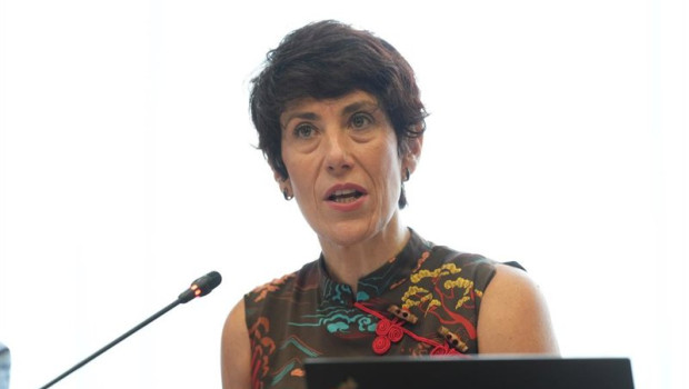 ep la ministra de inclusion seguridad social y migraciones elma saiz durante un seminario organizado