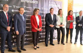 ep la ministra de transicion ecologica teresa ribera el presidente de la junta de extremadura