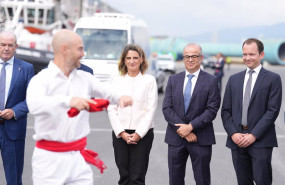 ep la ministra para la transicion ecologica y el reto demografico teresa ribera visita en el puerto ep la ministra para la transicion ecologica y el reto demografico teresa ribera visita en el puerto