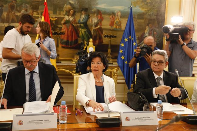 La ministra de Educación y Formación Profesional, Isabel Celaá, preside la reuni | Marta Fernández Jara - Europa Press ep la ministraeducacionformacion profesional isabel celaa presidereuni