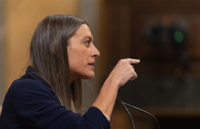 ep la portavoz de junts en el congreso miriam nogueras durante una sesion plenaria extraordinaria en
