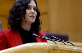 ep la presidenta de la comunidad de madrid isabel diaz ayuso durante su intervencion en la sesion de