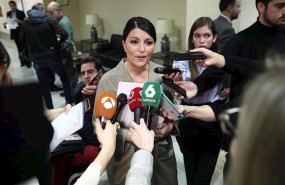 ep la secretaria general del grupo parlamentario de vox en el congreso macarena olona atiende a los