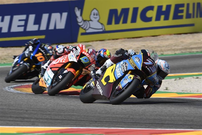 ep lex marquez por delante de jorge navarro en el gp aragon 2019