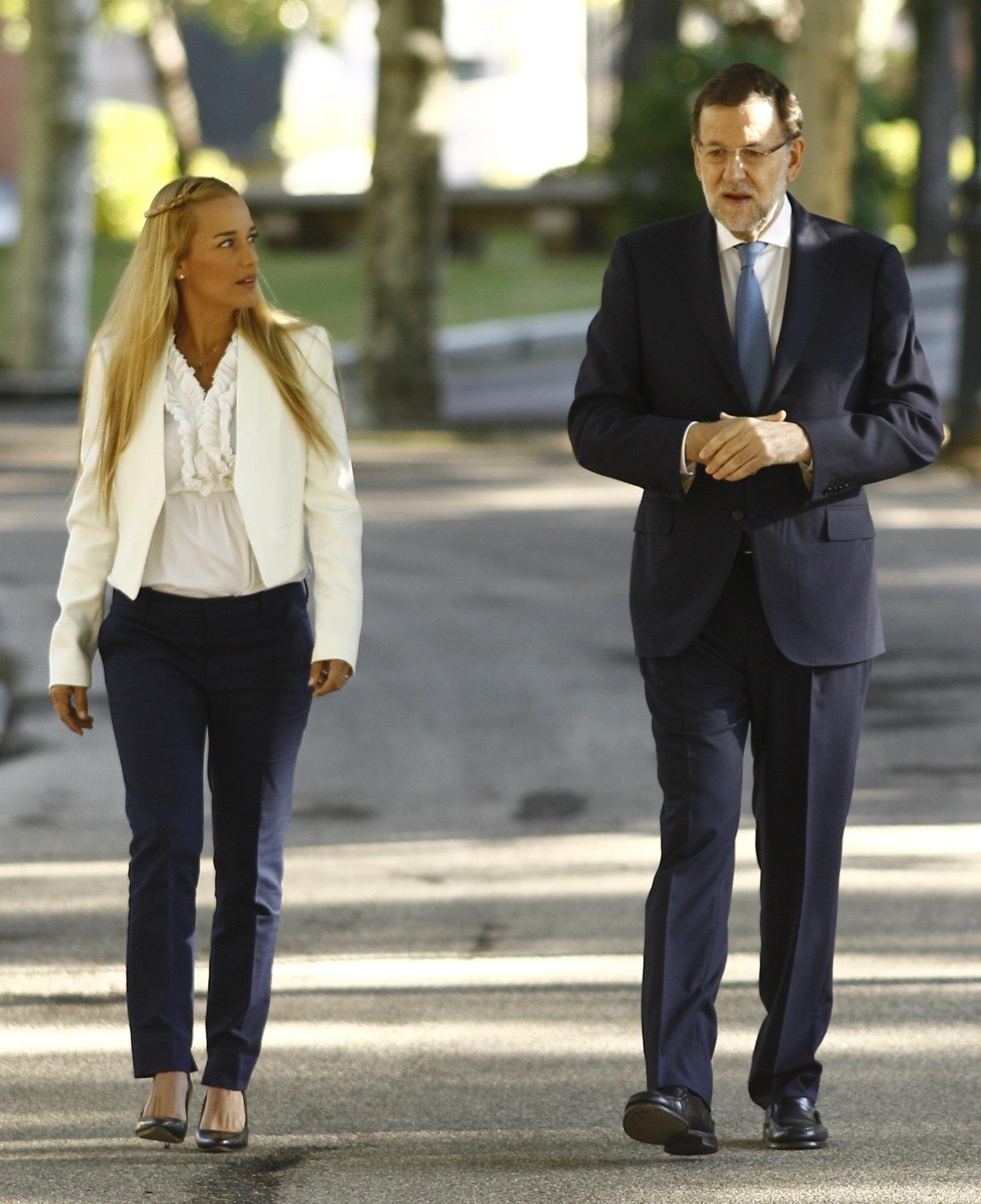 Mariano Rajoy y Lilian Tintori | EUROPA PRESS ep mariano rajoylilian tintori 20170801151502