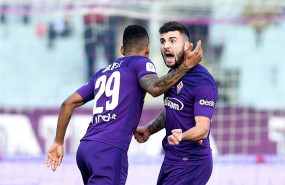 ep patrick cutrone ya curado de la covid-19 celebra un gol con la fiorentina