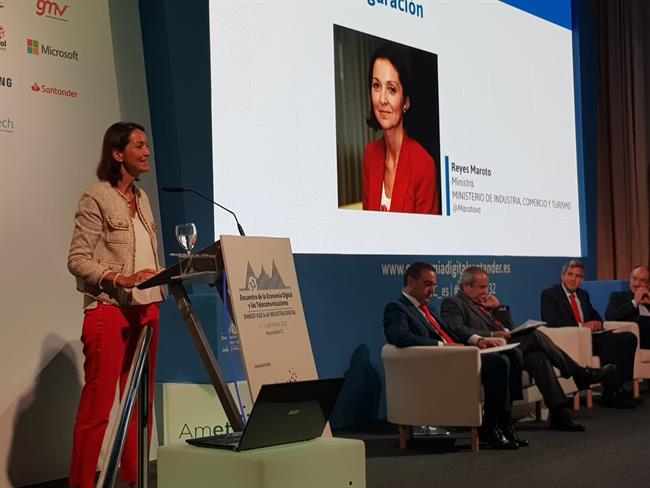 Reyes Maroto inaugura el 32 Encuentro de Ametic | MINISTERIO DE INDUSTRIA, COMERCIO Y TURISMO ep reyes maroto inaugura32 encuentroametic