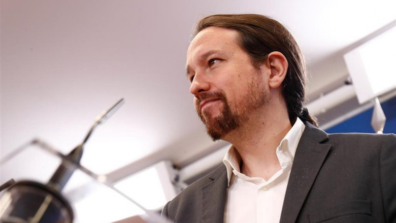 El secretario general de Podemos, Pablo Iglesias, ofrece una rueda de prensa tras su consulta con el Rey para la propuesta de candidato a la Presidencia del Gobierno. | Óscar J.Barroso - Europa Press - Archivo ep secretario generalpodemos pablo iglesias ofreceruedaprensasu consultareyla propuestacandidatola presidenciagobierno