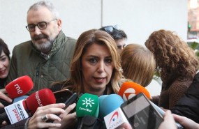 ep susana diaz atiendelos periodistassevilla