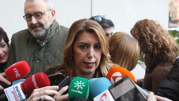 ep susana diaz atiendelos periodistassevilla