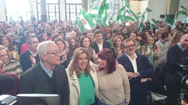 Susana Díaz junto a Rodríguez de la Borbolla, Escuredo y Micaela Navarro | Europa Press/Archivo ep susana diaza rodriguezla borbolla escuredomicaela navarro