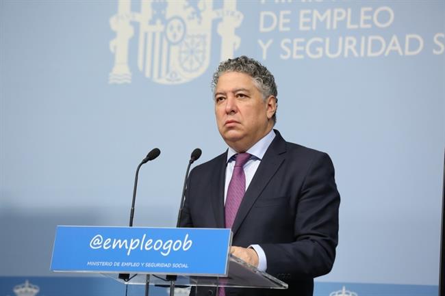 Tomás Burgos en la presentación de los datos del paro | EUROPA PRESS ep tomas burgosla presentacionlos datosparo