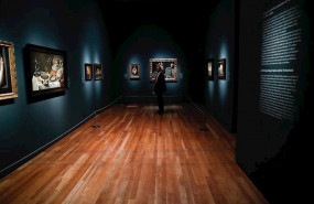 ep una de las salas de la exposicion velazquez rembrandt vermeer miradas afines en el museo nacional