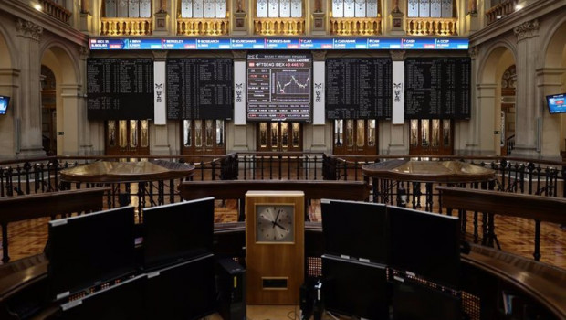 ep valores del ibex 35 en el palacio de la bolsa el dia en que el ibex 35 celebra su 30 aniversario