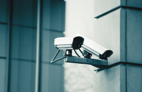 surveillance cameras of a bank low res surveillance cameras of a bank low res