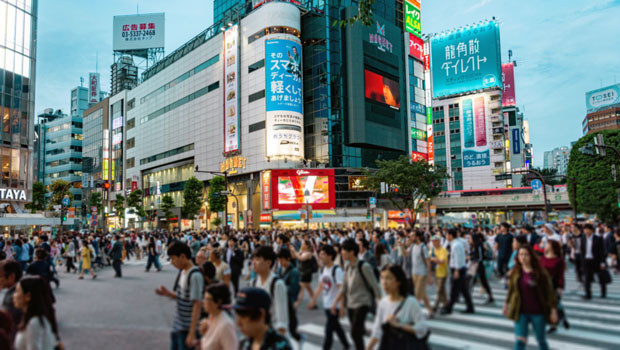 dl tokyo japon crossing street gens affaires banlieusards bureaux scène yen japonais jpy nikkei topix pb