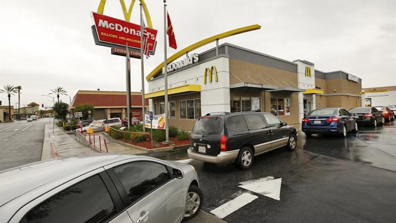 ep april 9 2020 - monterey park california usa a number of vehicles honked their horns while parked