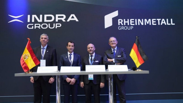 ep archivo firma del acuerdo entre indra y rheinmetall en el marco de feindef a 13 de mayo de 2025 ep archivo firma del acuerdo entre indra y rheinmetall en el marco de feindef a 13 de mayo de 2025