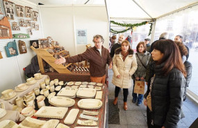 ep archivo   inauguracion de la feria de artesania de navidad en valladolid 14 12 18