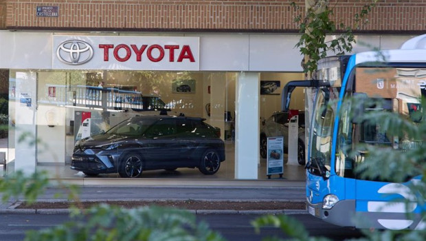 ep archivo   un concesionario de la marca japonesa toyota a 18 de agosto de 2023 en madrid espana