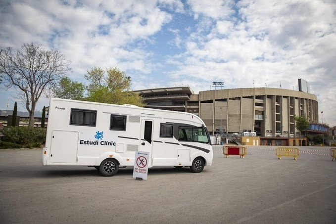 El Camp Nou, punto de recogida de muestras de un ensayo clínico de fármacos anti coronavirus | FC BARCELONA ep el camp nou punto de recogida de muestras de un ensayo clinico de farmacos anti coronavirus