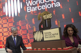 ep el ceo de mw capital barcelona francesc fajula i durante un almuerzo en el marco del mobile world