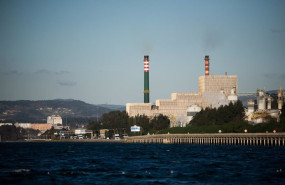 ep el complejo industrial de ence en la ria de pontevedra a 7 de febrero de 2023 en pontevedra