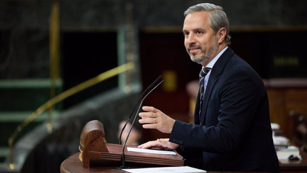 ep el diputado del pp juan bravo baena interviene durante una sesion plenaria en el congreso de los