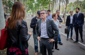 ep el el exsecretario de economia de la generalitat josep maria jove en las inmediaciones del