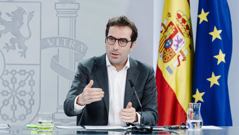 ep el ministro de economia comercio y empresa carlos cuerpo durante una rueda de prensa tras el ep el ministro de economia comercio y empresa carlos cuerpo durante una rueda de prensa tras el