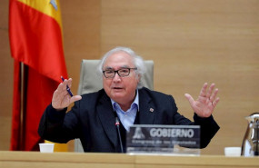 ep el ministro de universidades manuel castells este pasado jueves en la comision de universidades