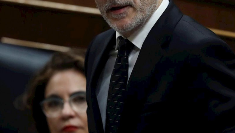 El ministro del Interior, Fernando Grande Marlaska, en el Congreso de los Diputados. En Madrid (España), a 20 de mayo de 2020. | Pool ep el ministro del interior fernando grande marlaska en el congreso de los diputados en madrid