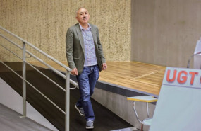 ep el secretario general de ugt pepe alvarez a su llegada a la presentacion de su informe de gestion