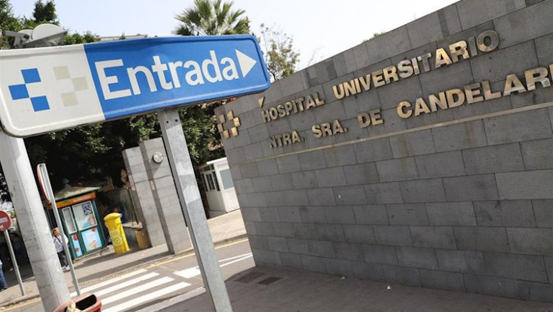 ep entrada al hospital de nuestra senora de la candelaria santa cruz de tenerife donde permanecen