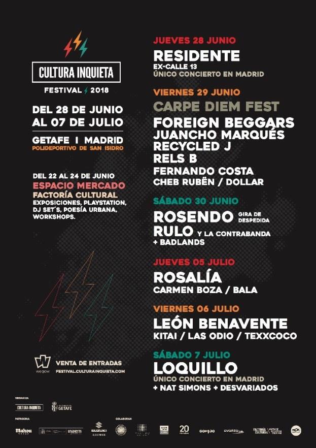 Festival Cultura Inquieta | FESTIVAL CULTURA INQUIETA ep festival cultura inquieta