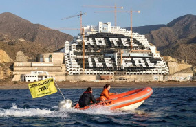 ep greenpeace celebra que el gobierno vaya a expropiar el 40 del algarrobico y pide a la junta que