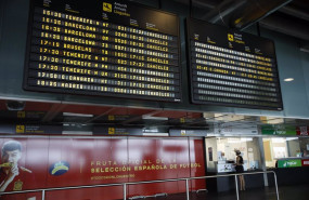 ep interior del aeropuerto de la palma a 25 de septiembre de 2021 en la palma islas canarias