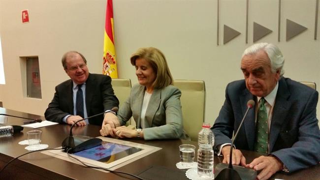 Juan Vicente Herrera y Fátima Báñez | EUROPA PRESS ep juan vicente herrerafatima banez