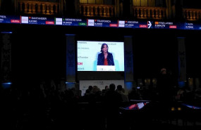 ep la ministra de industria comercio y turismo reyes maroto durante su intervencion en el spain