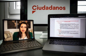 ep la presidenta de ciudadanos y portavoz en el congreso ines arrimadas en una rueda de prensa 20200414184405