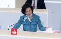 ep la presidenta del banco santander ana botin durante una junta general de accionistas de banco